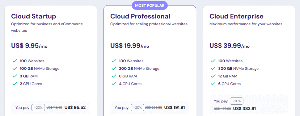 Hostinger cloud hosting black friday deals