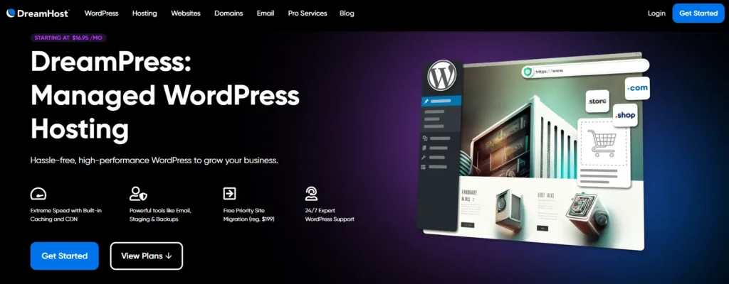 DreamPress: Managed WordPress Hosting