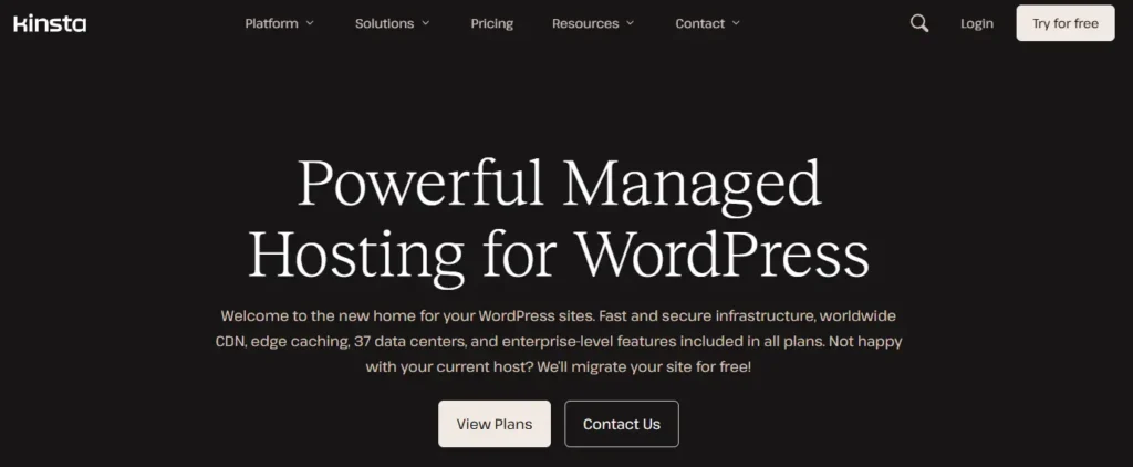 Kinsta Managed WordPress Hosting