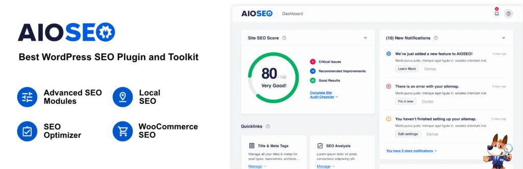 All in One SEO AIOSEO WordPress plugin