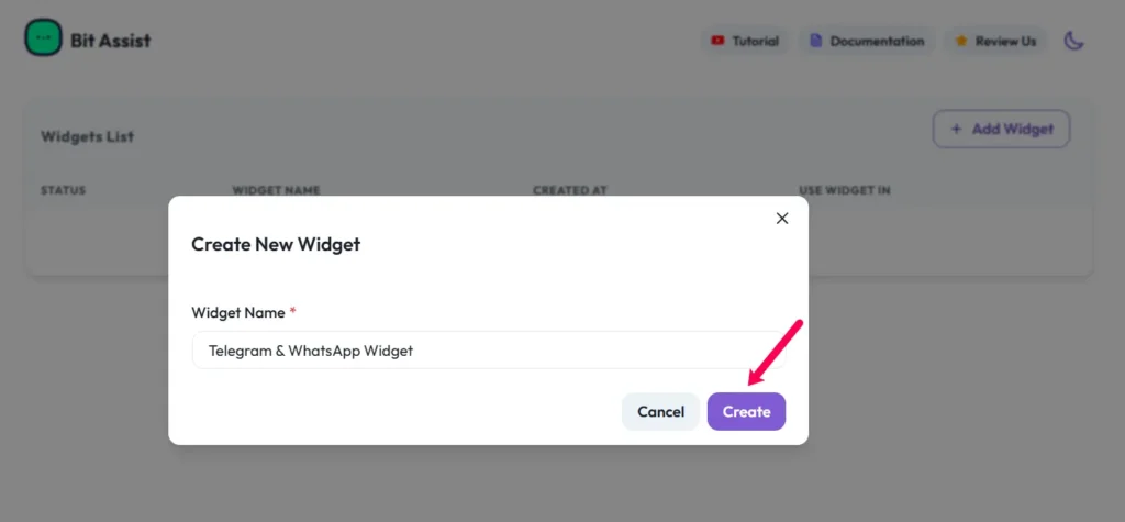 Name The Widget