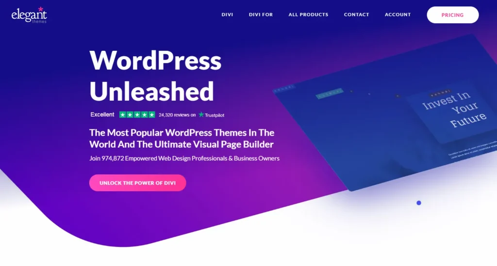 Divi page builder