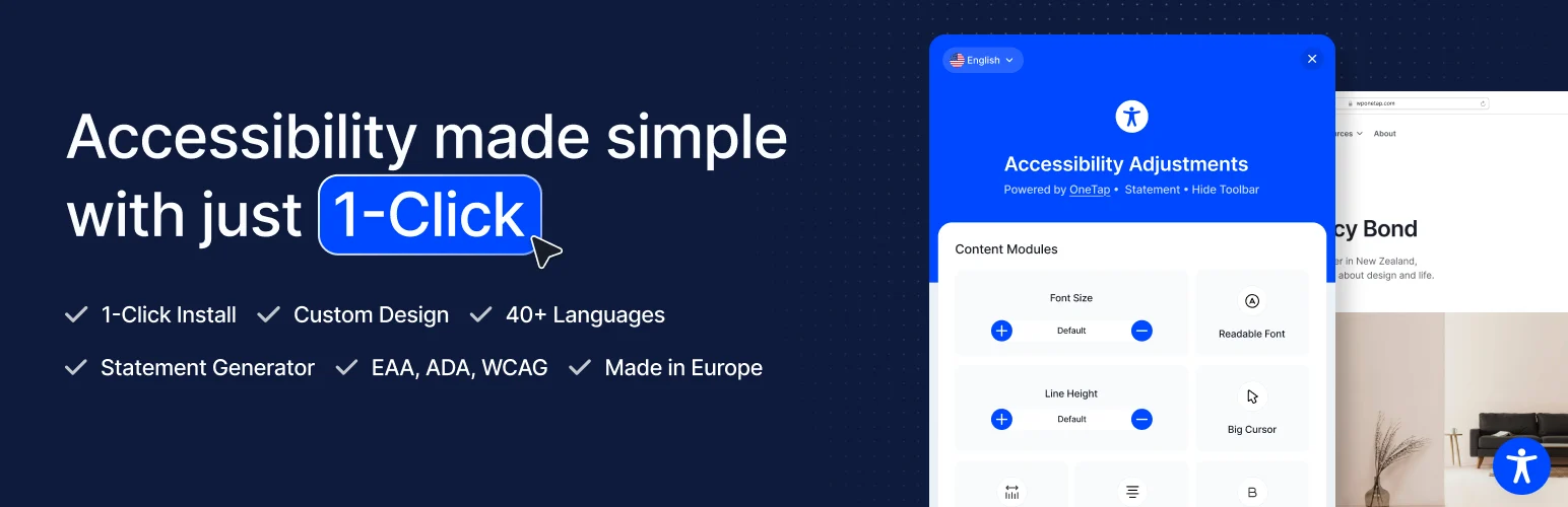 Accessibility Widget by OneTap