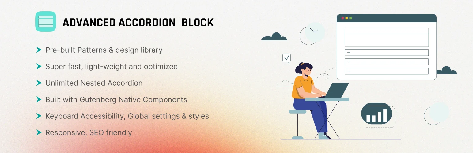 Advanced Accordion Gutenberg Block
