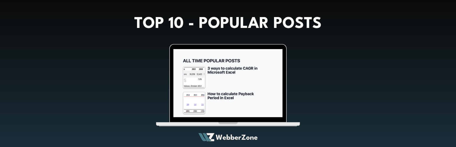 WebberZone Top 10 WordPress plugin banner