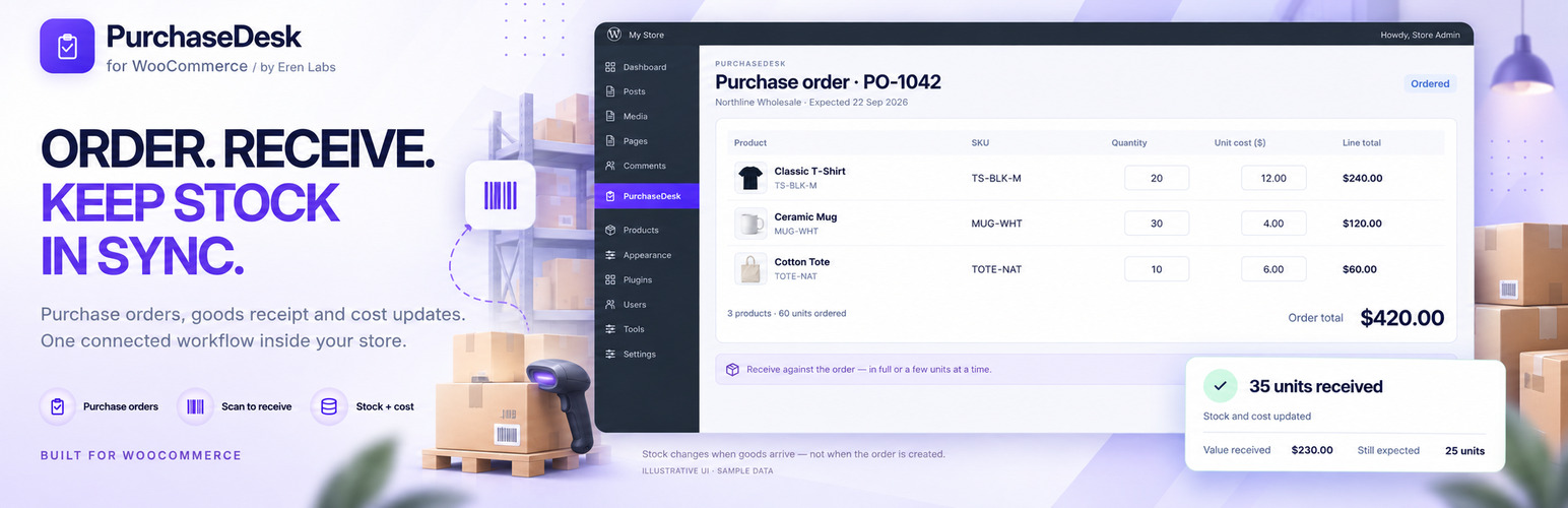 PurchaseDesk for WooCommerce