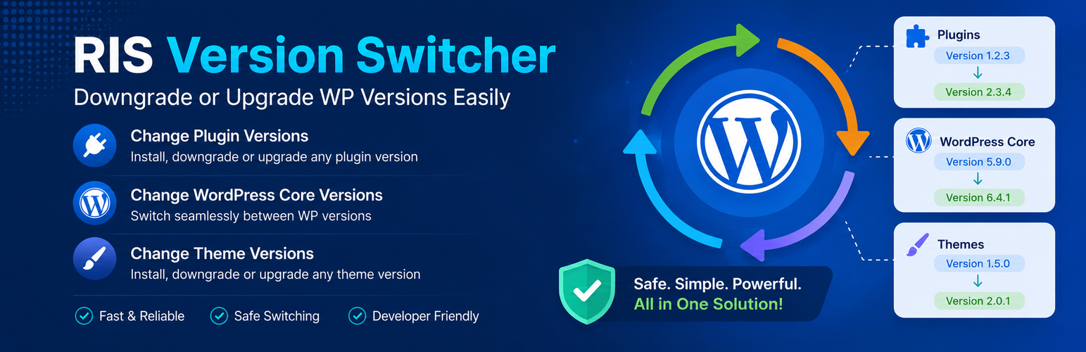 RIS Version Switcher WordPress plugin banner