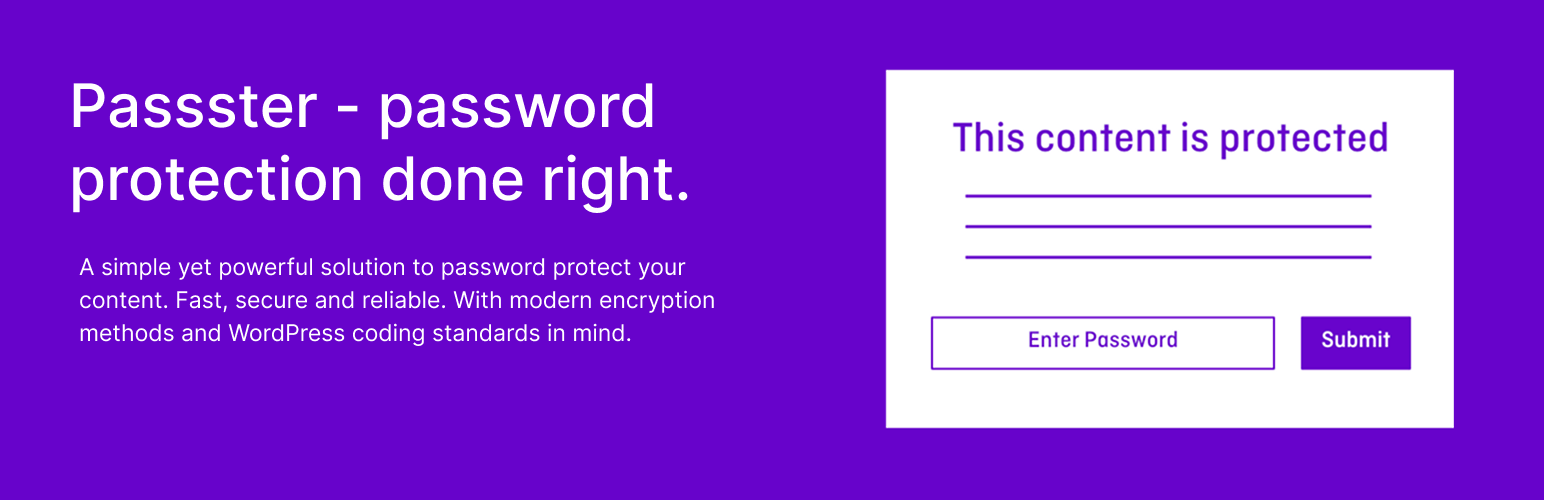 Passster content protection