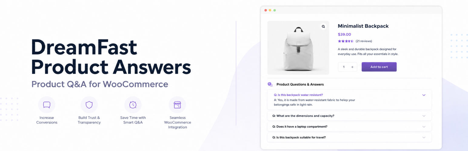 DreamFast Product Answers
