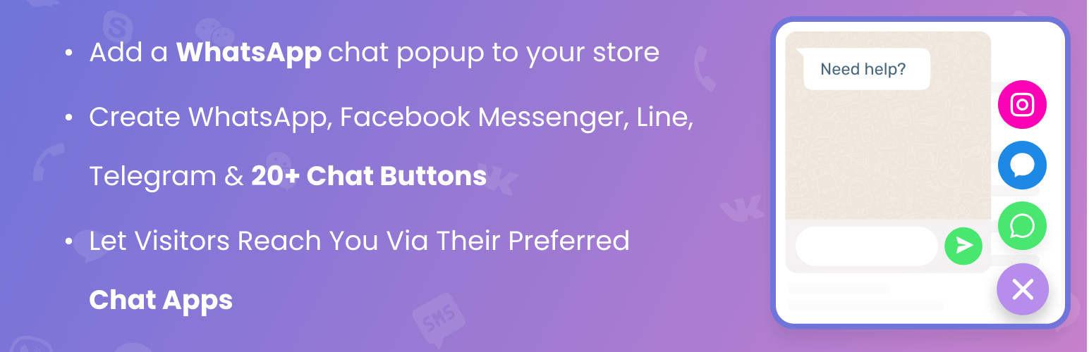 Chaty WordPress plugin banner