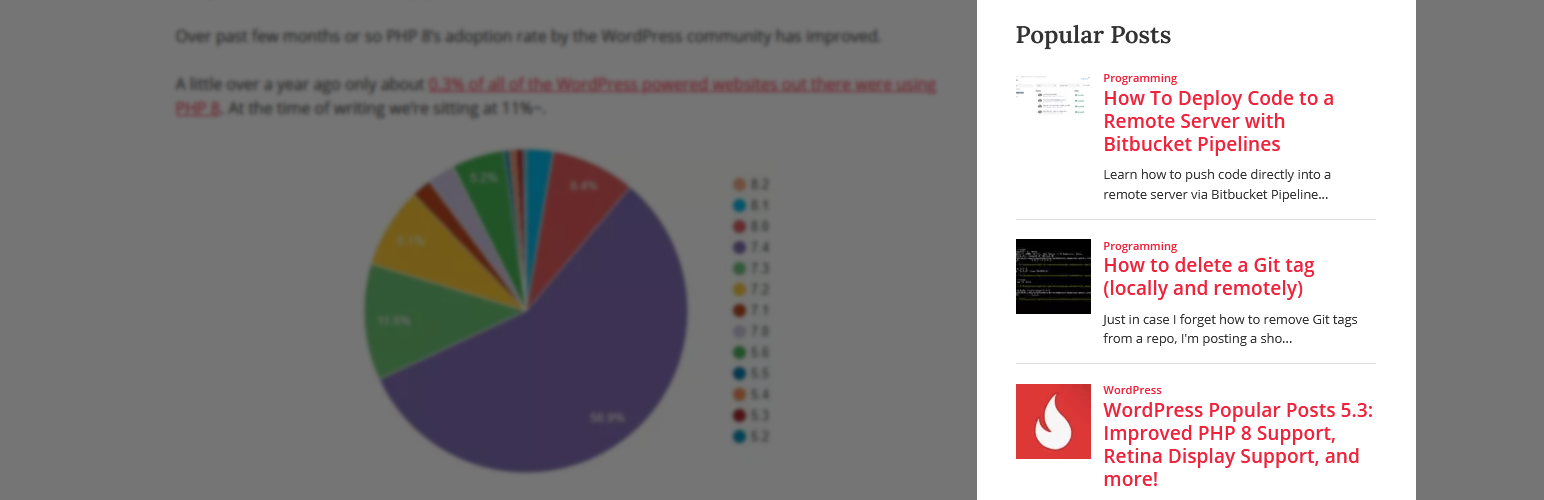 WP Popular Posts WordPress plugin banner