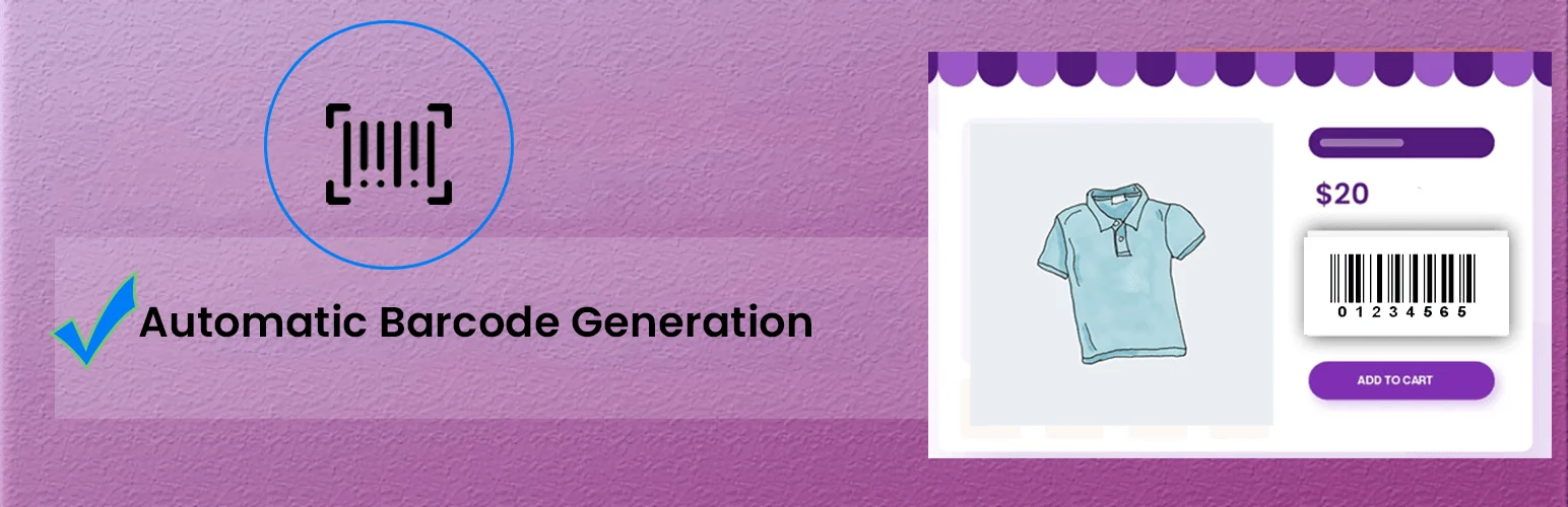 Barcode Generator for WooCommerce