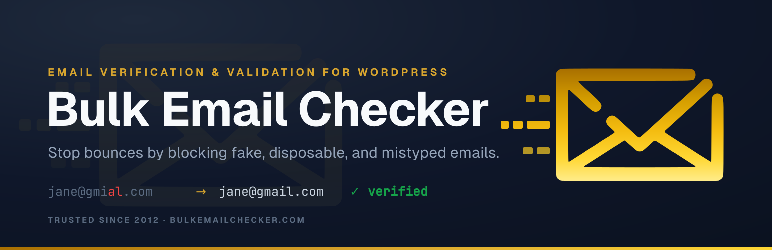 Bulk Email Checker Verification