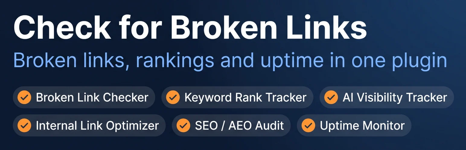 Check for Broken Links