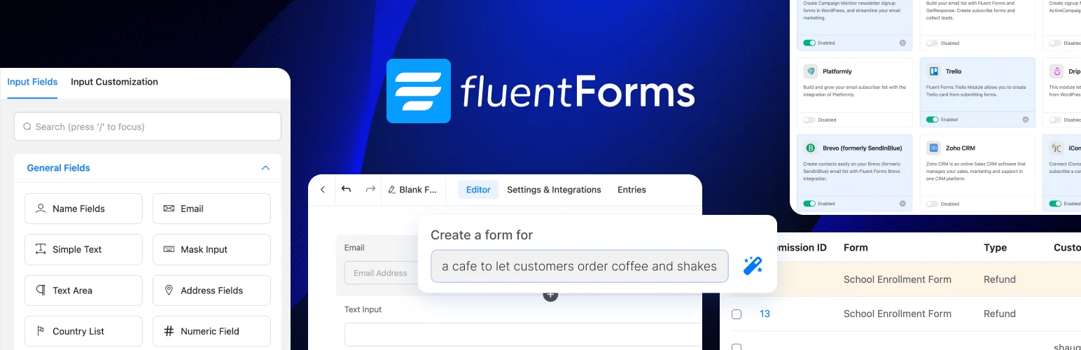 Fluent Forms WordPress plugin