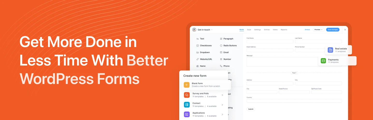 Formidable Forms plugin