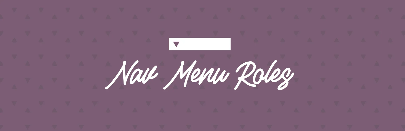 Nav Menu Roles