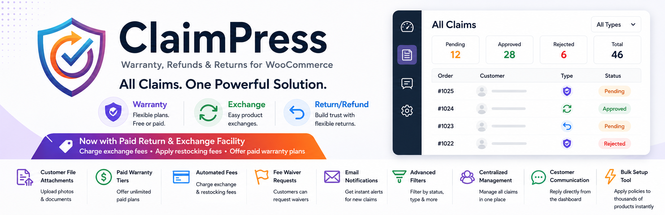 ClaimPress warranty and claims management