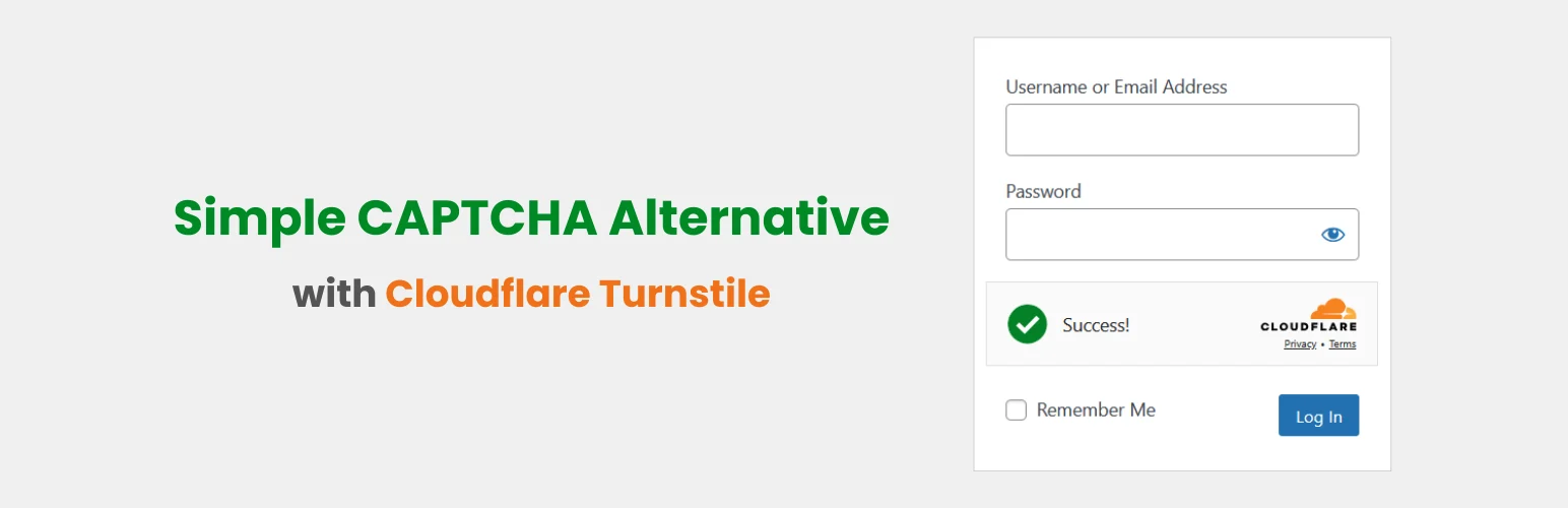 Simple CAPTCHA with Cloudflare Turnstile