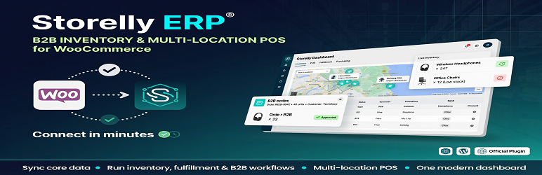 Storelly Erp B2b Inventory Multi Location Pos For Woocommerce