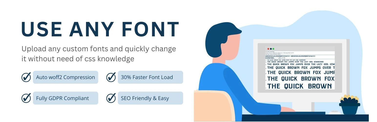 Use Any Font